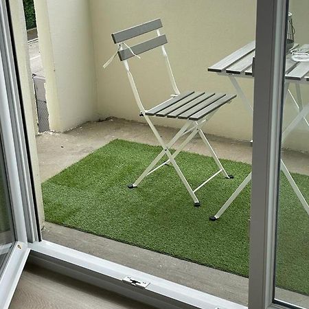 Studio T A 5Mn Euro Airport Avec Terrasse Saint-Louis  Bagian luar foto
