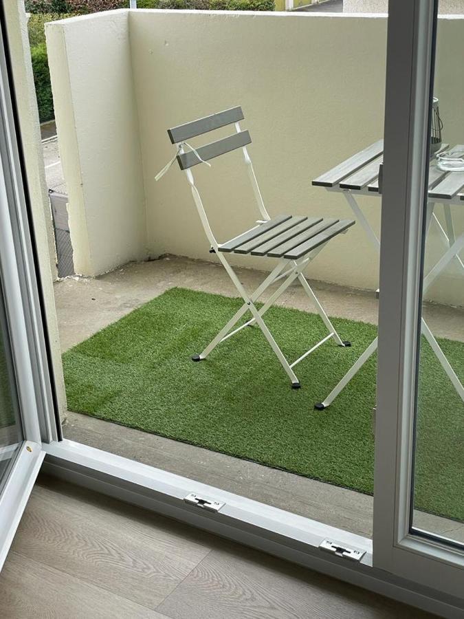 Studio T A 5Mn Euro Airport Avec Terrasse Saint-Louis  Bagian luar foto